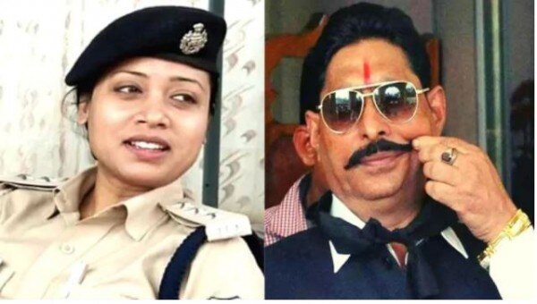 अनंत सिंह (दाएं) के घर छापेमारी के बाद से लिपि सिंह (बाएं) काफी पॉपुलर हुईं. (तस्वीर: ट्विटर) Lipi Singh Ananat Singh