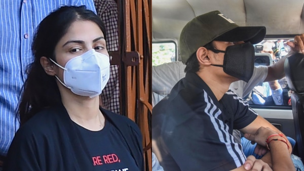 रिया और उनके भाई शौविक. (फोटो- PTI) Rhea And Showik