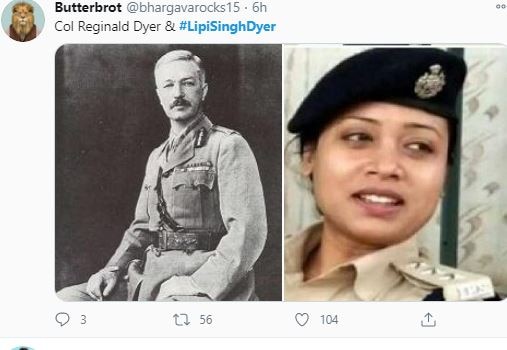 सोशल मीडिया पर चल रहे ट्वीट्स की एक बानगी. (तस्वीर: ट्विटर स्क्रीनशॉट) Tweet Dyer