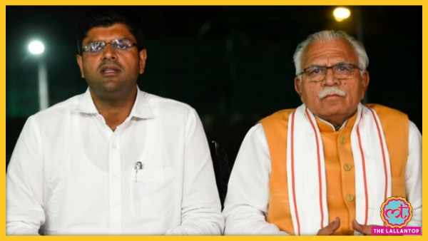 हरियाणा के उपमुख्यमंत्री दुष्यंत चौटाला (बाएं) और मुख्यमंत्री मनोहर लाल खट्टर को हरियाणा के निकाय चुनाव के नतीजे देखकर निराशा ही हुई होगी. (तस्वीर: पीटीआई) Dushyant Chautala Manohar Lal Khattar