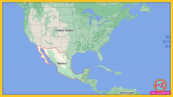 उत्तरी अमेरिकी देश मैक्सिको. (गूगल मैप्स) Mexico