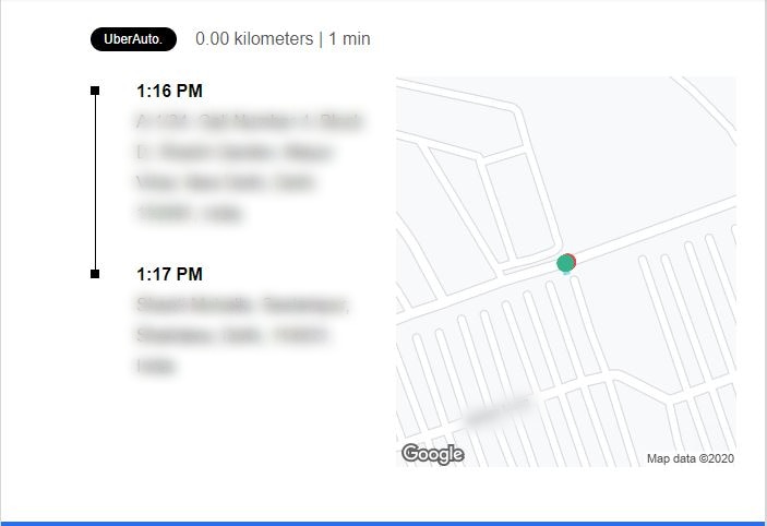 जहां से ट्रिप शुरू वहीं पर खत्म. Uber Trip
