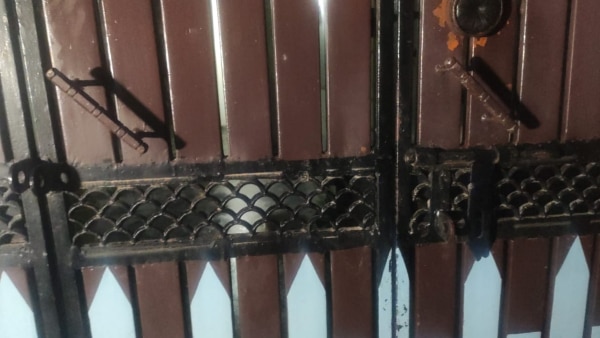 वो घर जहां पर वारदात हुई. (फोटो- तन्सीम हैदर) Chhatarpur Murder