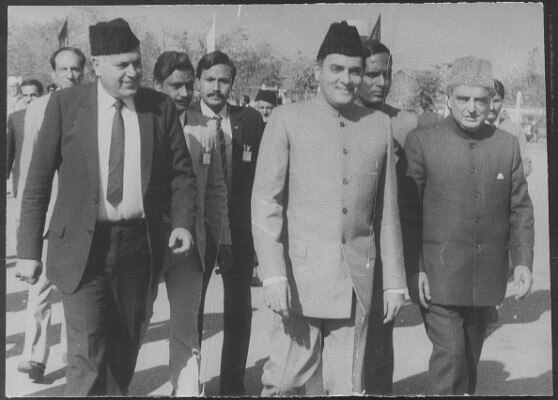राजीव गांधी के साथ फारूक़ अब्दुल्ला राजीव गांधी के साथ फारूक़ अब्दुल्ला