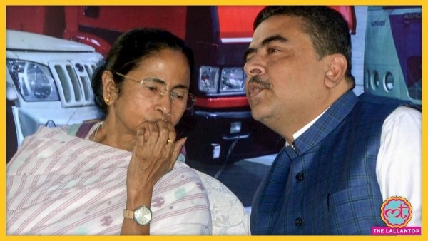 बीजेपी नेता सुवेंदु अधिकारी पश्चिम बंगाल की मुख्यमंत्री ममता बनर्जी के साथ बीजेपी नेता सुवेंदु अधिकारी पश्चिम बंगाल की मुख्यमंत्री ममता बनर्जी के साथ