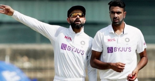 रविचन्द्रन अश्विन और विराट कोहली. फोटो: PTI Ashwin Virat Ind Vs Eng Chennai Test