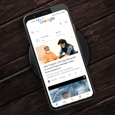 गूगल ऐप पर नज़र आने वाली खबरें. Google App News