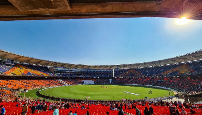 अहमदाबाद का नरेंद्र मोदी स्टेडियम. (फाइल फोटो) Narendra Modi Stadium (4)