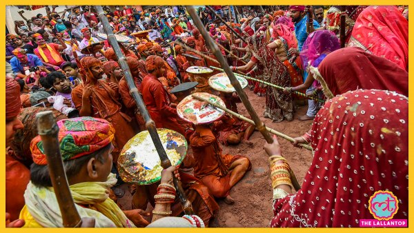 बरसाने की लट्ठमार होली. (तस्वीर: पीटीआई) Barsane Holi