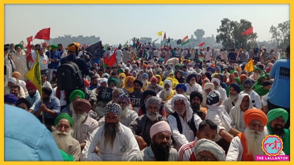 किसान आंदोलन की एक तस्वीर. (फोटो- PTI) Farmers Protest