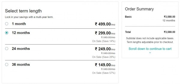 होस्टिंग भी जितने ज़्यादा टाइम के लिए लेंगे उतनी ही सस्ती पड़ेगी. Hosting Purchase