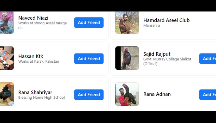 मुदस्सर भाटी की फ्रेंड लिस्ट. Murgaman Pakistan Facebook
