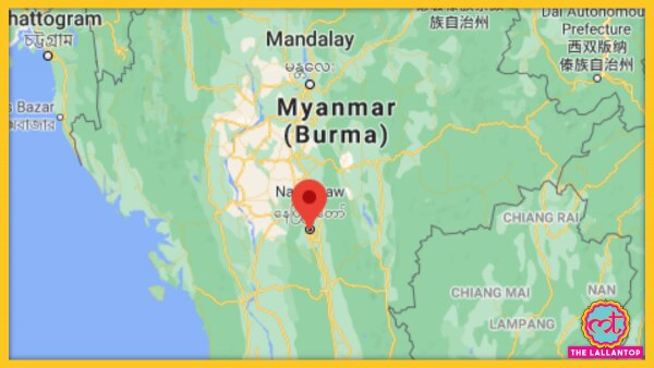 म्यांमार की राजधानी नेपिडॉ. (गूगल मैप्स) Myanmar Capital