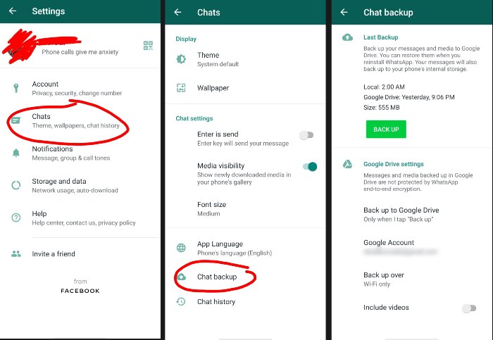 वॉट्सऐप की चैट ट्रांसफ़र करने का तरीका. Whatsapp Chat Transfer (1)