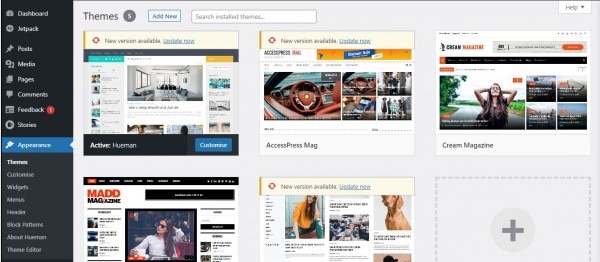 वर्डप्रेस की थीम. Wordpress Themes