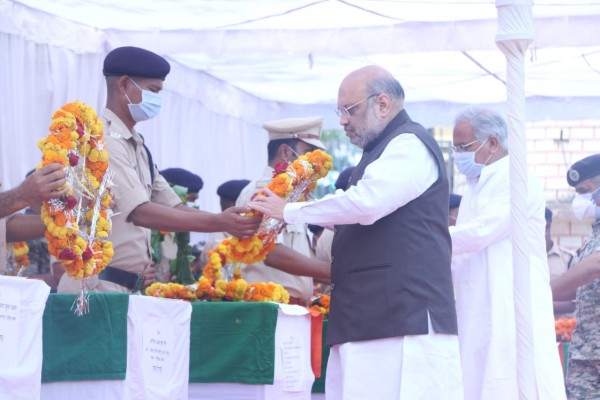 अमित शाह और भूपेश बघेल. (तस्वीर- धर्मेंद्र महापात्रा, आजतक) Amit Shah