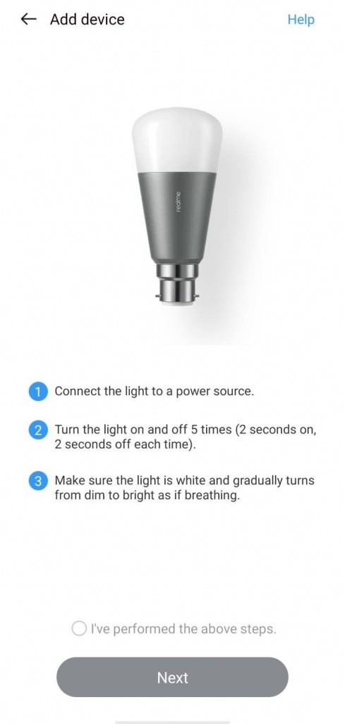 इस बल्ब को पहली बार जोड़ना थोड़ा लंबा काम है. Connecting Bulb Instructions (1)