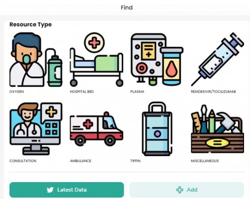 Covidtools की वेबसाइट ऐसी दिखेगी. Covidtools