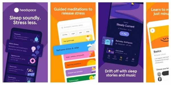 Headspace ऐप में आपको पेड के अलावा फ़्री कॉन्टेन्ट भी मिलता है. Headspace 1