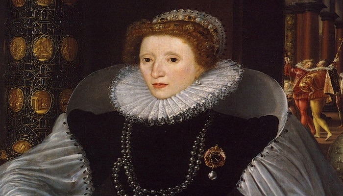 इंग्लैंड की महारानी रहीं Elizabeth 1 के पोर्ट्रेट से लिया गया स्क्रीनग्रैब. इंग्लैंड की महारानी रहीं Elizabeth 1 के पोर्ट्रेट से लिया गया स्क्रीनग्रैब.