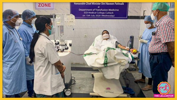 अक्टूबर 2020 में केंद्रीय मंत्री धर्मेंद्र प्रधान ने भी प्लाज़्मा डोनेट किया था. फोटो- PTI Plasma