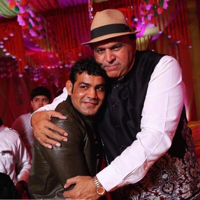 अपने गुरु और ससुर सतपाल के साथ सुशील कुमार Sushil And Satpal