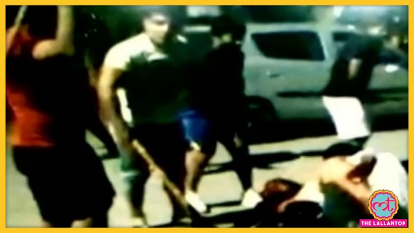 4-5 मई की रात को सागर की पिटाई करते सुशील कुमार. (तस्वीर: आजतक) Sushil Kumar Beating Video Footage