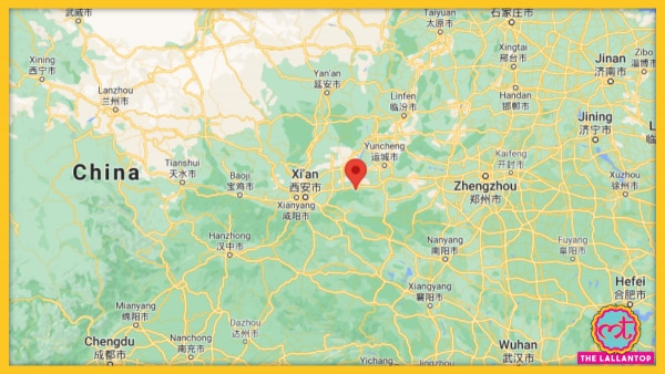 दक्षिण-पश्चिम चीन का टोंगगुआन शहर. (तस्वीर: गूगल मैप्स) Tongguan Map