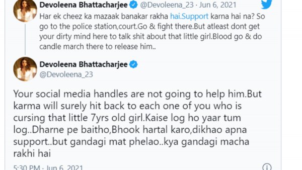 देवोलीना का ट्वीट. Devoleena