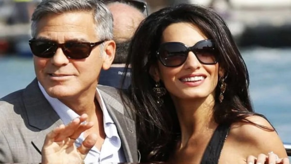 जॉर्ज क्लूनी और अमाल. George Clooney And Amal