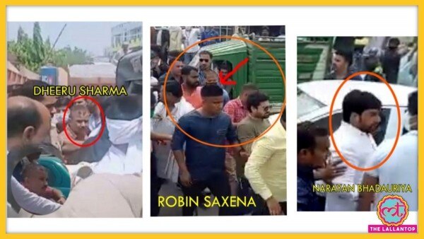 इस मामले में कानपुर पुलिस ने जो पोस्टर जारी किया है उसमें बीजेपी नेता नारायण सिंह भदौरिया की तस्वीर (राइट) भी है. (फोटो-आजतक) Kanpur Poster 2