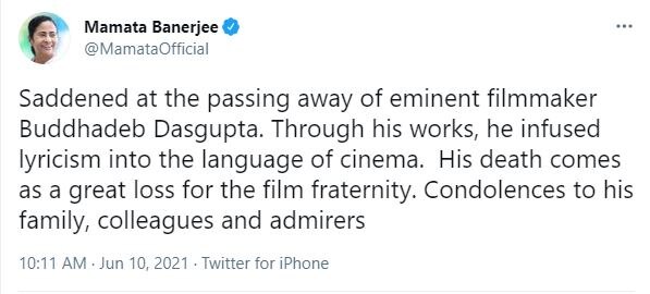 ममता बैनर्जी ने भी उन्हें याद किया. Mamata Banerjee Tweet