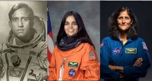 राकेश शर्मा, कल्पना चावला और सुनीता विलियम्स राकेश शर्मा, कल्पना चावला और सुनीता विलियम्स