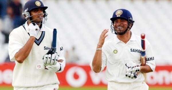सचिन तेंडुलकर और राहुल द्रविड़. File Photo Sachin Dravid