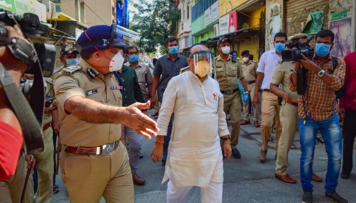 गृह मंत्री रहने के दौरान बोम्मई. (फोटो- PTI) Bommai