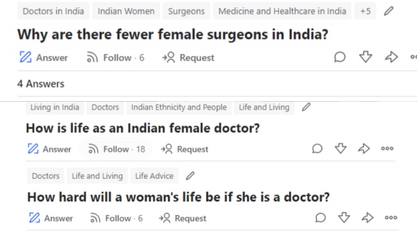 कोरा में पूछे गए सवाल. Quora