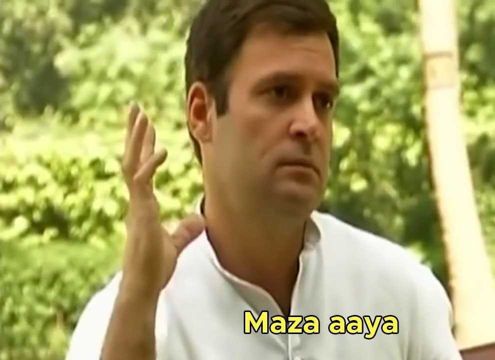 काश फिल्म देखकर ये बोल पाते. Rahul Gandhi Maza Aaya