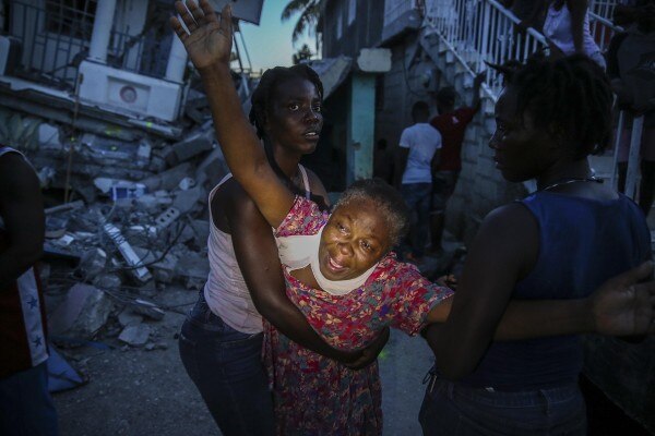 हैती में भूकंप से बड़ी तबाही. (तस्वीर- पीटीआई) 7.2 Magnitude Earthquake In Les Cayes,