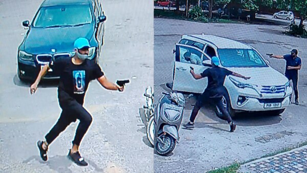 हमले की CCTV तस्वीरें. फोटो- आजतक Punjab 2