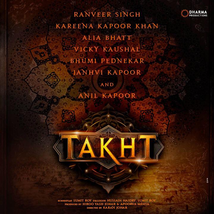 सोशल मीडिया की जनता कई बार अपनी सुविधानुसार फिल्म को बंद करवा चुकी है. Takht Cast