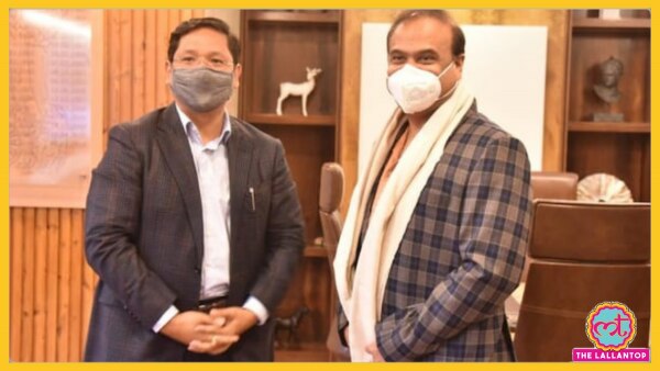 असम व मेघालय के बीच मुख्यमंत्री स्तर की बातचीत से मामला सुलझाने की कवायद शुरु की गई. दोनों मुख्यमंत्रियों ने सुलह का एक फॉर्मूला पेश किया, जिस पर काम शुरू कर दिया गया है. (फोटो: साभार इंडिया टुडे) Untitled Design (79)