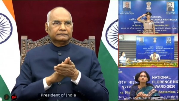 राष्ट्रीय फ्लोरेंस नाइटिंगेल पुरस्कार 2020 से नवाज़ी गईं ब्रिगेडियर एस वी सरस्वती राष्ट्रीय फ्लोरेंस नाइटिंगेल पुरस्कार 2020 से नवाज़ी गईं ब्रिगेडियर एस वी सरस्वती