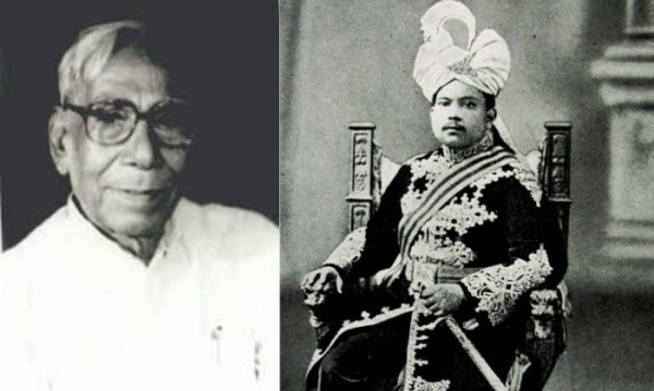बैष्णव चरण पट्टनायक और राजा श्री सूर प्रताप सिंह (तस्वीर: indianrajputs.com) Untitled Design (2)