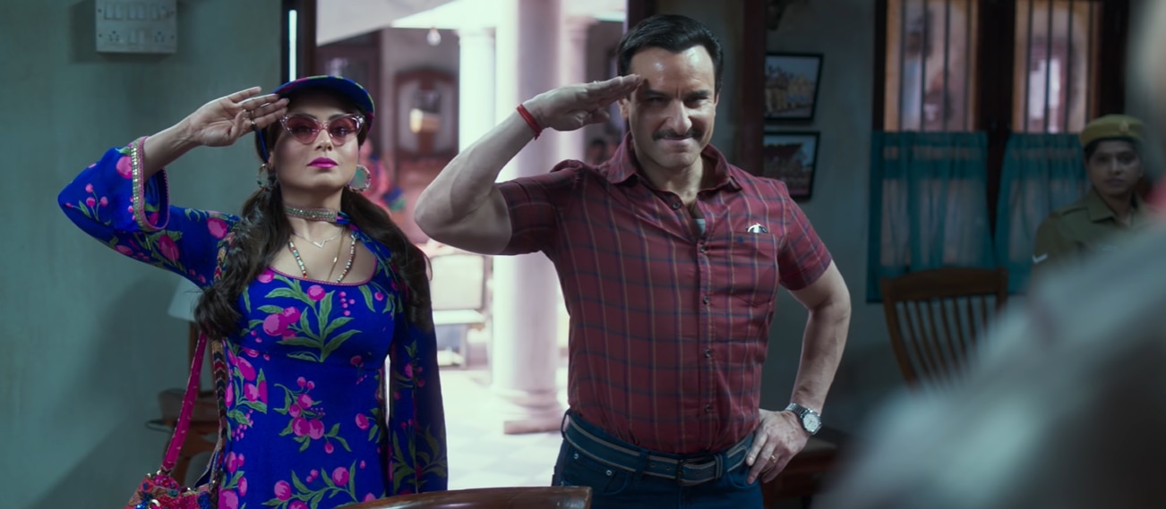 नए बंटी और बबली को पकड़ने के लिए पुलिस की मदद को पहुंचते ओरिजिनल बंटी-बबली उर्फ राकेश और विम्मी. नए बंटी और बबली को पकड़ने के लिए पुलिस की मदद को पहुंचते ओरिजिनल बंटी-बबली उर्फ राकेश और विम्मी.