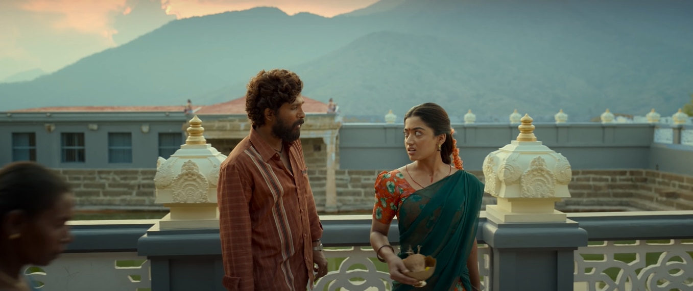फिल्म का सबसे प्रॉब्लमैटिक हिस्सा है पुष्पा की लव स्टोरी. इस नॉनसेंस सी प्रेम कहानी के अलावा फिल्म में रश्मिका के करने के लिए कुछ नहीं है. फिल्म का सबसे प्रॉब्लमैटिक हिस्सा है पुष्पा की लव स्टोरी. इस नॉनसेंस सी प्रेम कहानी के अलावा फिल्म में रश्मिका के करने के लिए कुछ नहीं है.