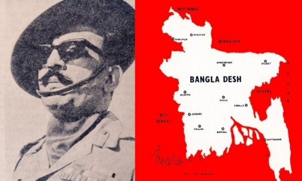 मेजर जनरल गंधर्व नागरा जिनकी कमांड में ढाका को घेर लिया गया था (तस्वीर: Twitter एंड Getty) Untitled Design (5)