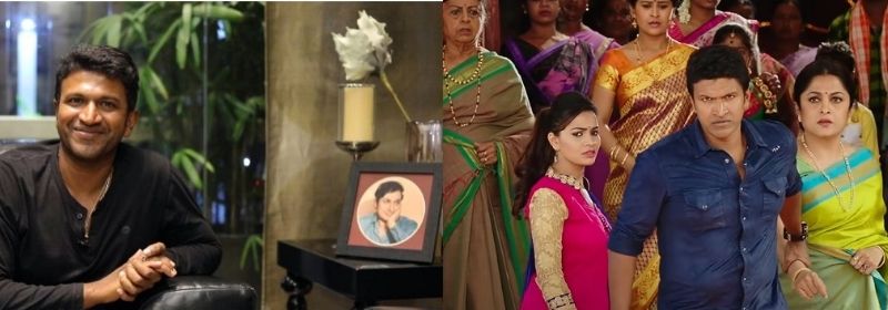 Puneeth Rajkumar (1975 2021) In A Scene Of Telugu Film Anjani Putra (2017) With Ramya Krishnan. Puneeth Rajkumar (1975 2021) In A Scene Of Telugu Film Anjani Putra (2017) With Ramya Krishnan.