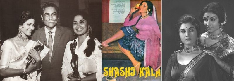 Shashikala (1932 2021) Seen With Co Actors Ashok Kumar, Meena Kumari And Sharmila Tagore. Shashikala (1932 2021) Seen With Co Actors Ashok Kumar, Meena Kumari And Sharmila Tagore.