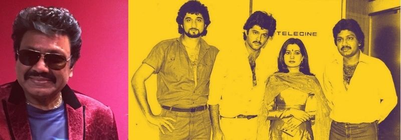 Shravan Rathod (1954 2021)(right) With Music Partner Nadeem Saifi, Anil Kapoor And Vijayata Pandit In The 80s. Shravan Rathod (1954 2021)(right) With Music Partner Nadeem Saifi, Anil Kapoor And Vijayata Pandit In The 80s.