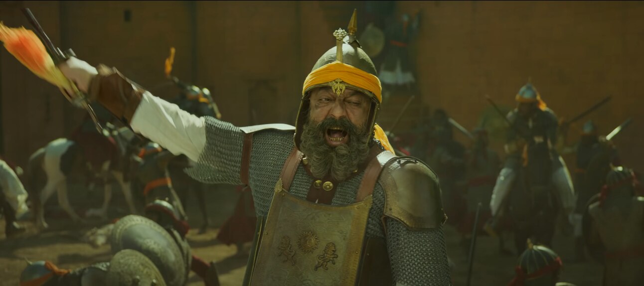 संजय दत्त फिल्म में काका कन्ह बने हैं. Sanjay Dutt Prithviraj